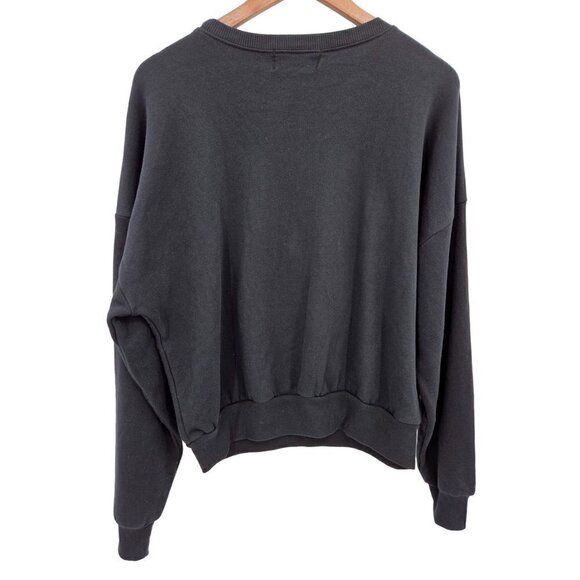 Wildfox Harlequin Heart Fifi Sweatshirt Black Womens Sz XS Oversized Sequins NEW - Picture 5 of 13